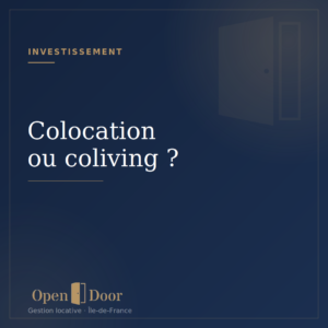 Colocation ou coliving rentabilité - Open Door