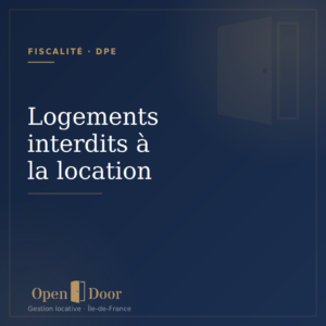 DPE logements interdits à la location 2026 - Open Door