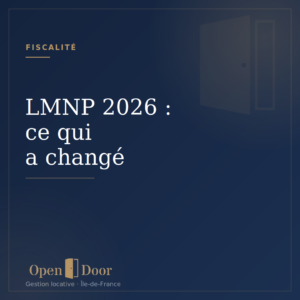 LMNP 2026 ce qui a changé - Open Door